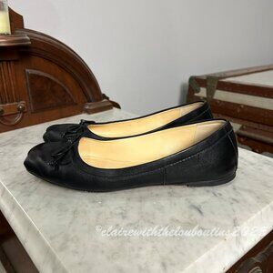 Christian Louboutin Mamadrague Black Napa Ballet Flat size 39